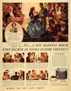1940 Ad Maxwell House Coffee Meredith Willson Orchestra   ORIGINAL