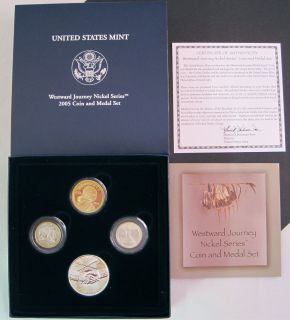 2005 Westward Journey Nickel Series Coin Medal Set 6C3