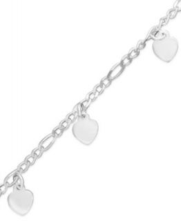 Giani Bernini Sterling Silver Bracelet, Heart Charm   Bracelets