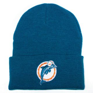 Miami Dolphins Reebok K319Z Throwback Cuffed Knit Hat