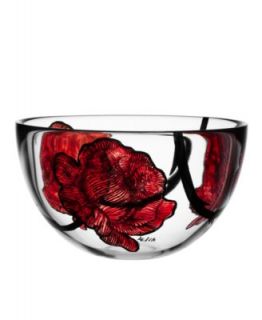 Kosta Boda Glass Bowl, Dino Burgundy   Collections   for the home