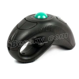 Fashion Wireless Finger Handheld USB Mouse Mice Trackball Mouse