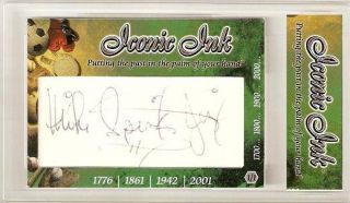Michael Spinks Signed Iconic Ink Autograph GAI 1 1 Card
