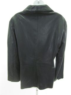 Michael Hoban North Beach Black Leather Jacket Sz 12