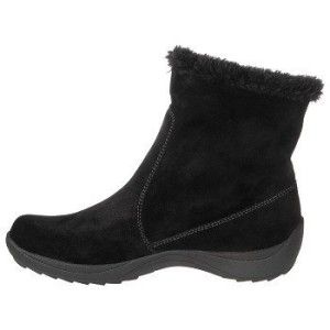 Naturalizer Womens Winter Suede Videena Ankle Boots 9 5 Black