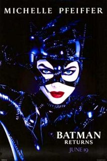 Batman Returns Movie Poster Michelle Pfeiffer Style