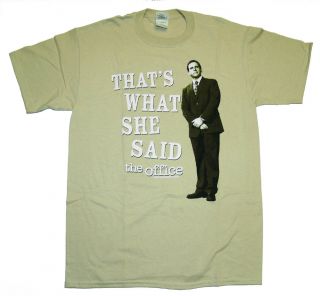 The Office TV Thats What She Said Michael T Shirt Tee