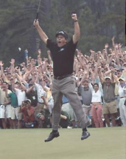 Phil Mickelson Golf Masters Victory Photo REDUCED