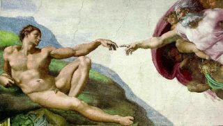 Enjoy this beautiful reproduction of Michelangelos The Creation of