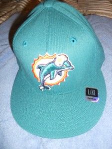Miami Dolphins Reebok NFL Official Hat Baseball Cap Sizes s M L XL