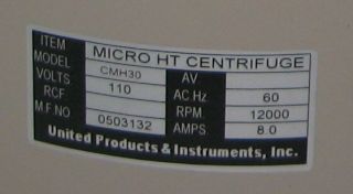 Unico C MH30 Micro Hematocrit Centrifuge 24 Place Rotor