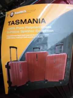 Travelers Choice TC5000R Tasmania 3 Piece Luggage Set