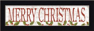Merry Christmas by Kathy Middlebrook Holiday Sign Christmas Décor