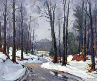 Title Woodland Road   25x30 Oil / Canvas   Sold for $4,481 in 2005