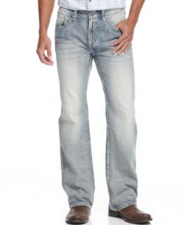 Marc Ecko Cut & Sew Jeans, Dark Wash Rip and Repair Jeans   Mens Jeans