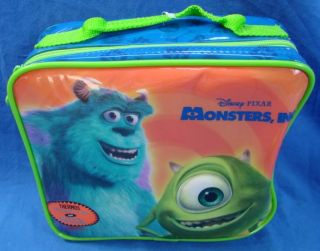 Walt Disney Monsters Inc Lot Plush Scully Stuffed Lunchbox Thermos