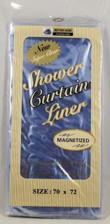 Shower Curtain Liner Super Clear Mildew Resistant Vinyl