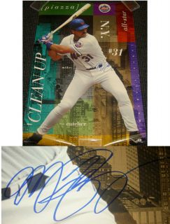 Mike Piazza Autographed Signed 23x35 Poster Mets GAI