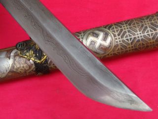 Handmade Japanese Antiques Military Katana Sword Signed