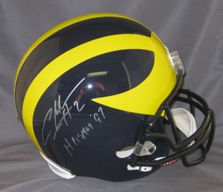 Charles Woodson Autographed Michigan Full Size Helmet