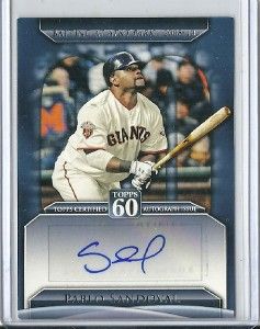 2011 Topps T60A PS Pablo Sandoval Topps 60 Auto