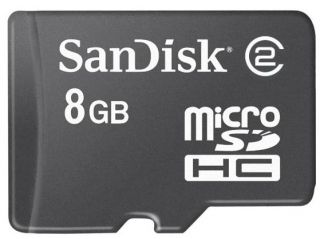 SanDisk 8GB Micro SD HC MicroSD Memory Card 8 GB G New