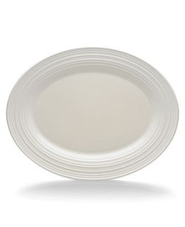 Mikasa Dinnerware, Swirl White Oval Platter   Casual Dinnerware