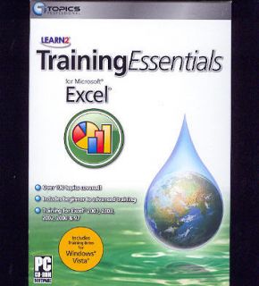 Microsoft Excel 2007 2003 Training Tutorial Software CD