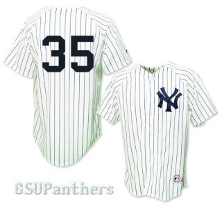 Mike Mussina New York Yankees Home Replica Sewn Jersey Mens Sz M 2XL