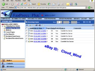 Castelle Faxpress Premier Analog Fax Server 8L Web Fax