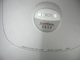 Microtek Scanmaker 4850 USB Scanner Mrs 2400L48U