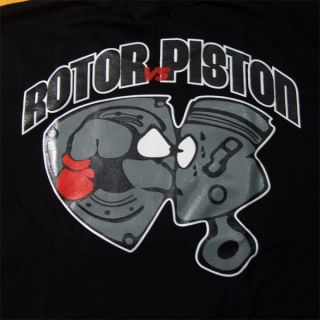 Rotary vs Piston Engine Battle RX 7 RX 8 Racing T Shirt