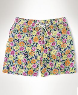 Polo Ralph Lauren Big & Tall Shorts, Floral Hawaiian Boxer Length Swim