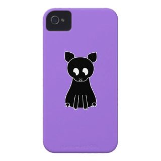 Cute Black Cat. iPhone 4 Case