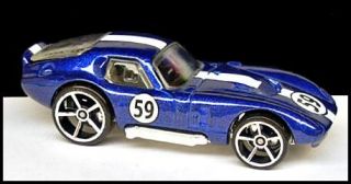 2007 Hot Wheels 006 Shelby Cobra Daytona Coupe Blue