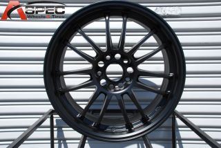 Rota SVN 5x114 3 48 Flat Black Wheel Fits RSX TSX STI Prelude