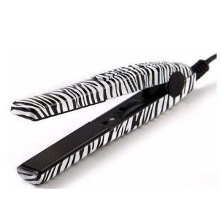 Portable Classic Zebra Mini Ceramic Hair Straightener Hair Flat Iron