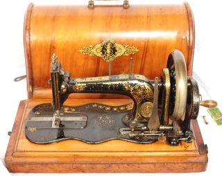 Singer Model 12 Fiddlebase Hand Crank Sewing Machine Wheels