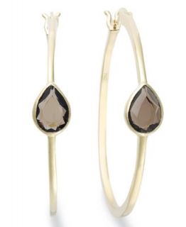 Victoria Townsend 18k Gold Over Sterling Silver Earrings, Smokey