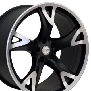 Nissan Matte Black 370Z Wheels 20x10 20x8 5 nismo Set of 4 Rims
