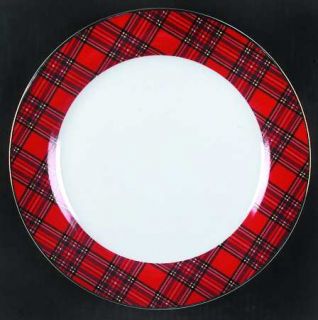 Pacific Rim Red Plaid Dinner Plate 25 Off S3884917G2