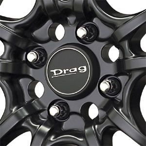 New 15x7 4x100 Drag Dr 29 Black Wheels Rims