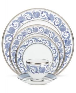 Noritake Dinnerware, Sonnet in Blue 5 Piece Place Setting   Fine China