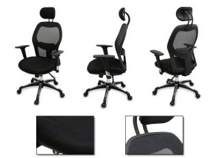 Reclining Office Chair w/ No Scuff Rubber Wheels for Hardwood Floors