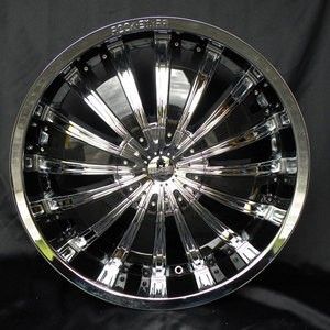 20 inch Rims and Tires Package Insert Wheels Chrome 816