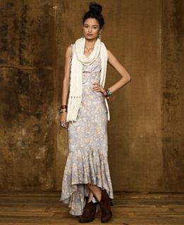 Denim & Supply Ralph Lauren Dress, Sleeveless Floral Print Ruffled