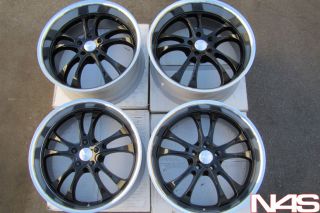 20 Infiniti G35 Coupe adr Sterling Black Wheels Rims