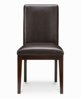 Corso Dining Chair, Black Leather   furniture