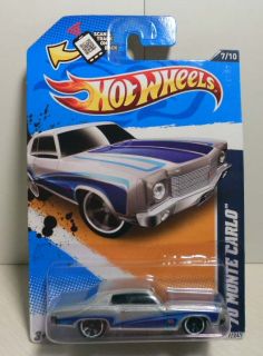 HOT WHEELS 2012 #107 MUSCLE MANIA FORD 70 MONTE CARLO 3RD COLOR VARI