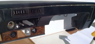 70 71 72 442 Cutlass Black Dash Pad Nice with Radio Bezel Olds Supreme
